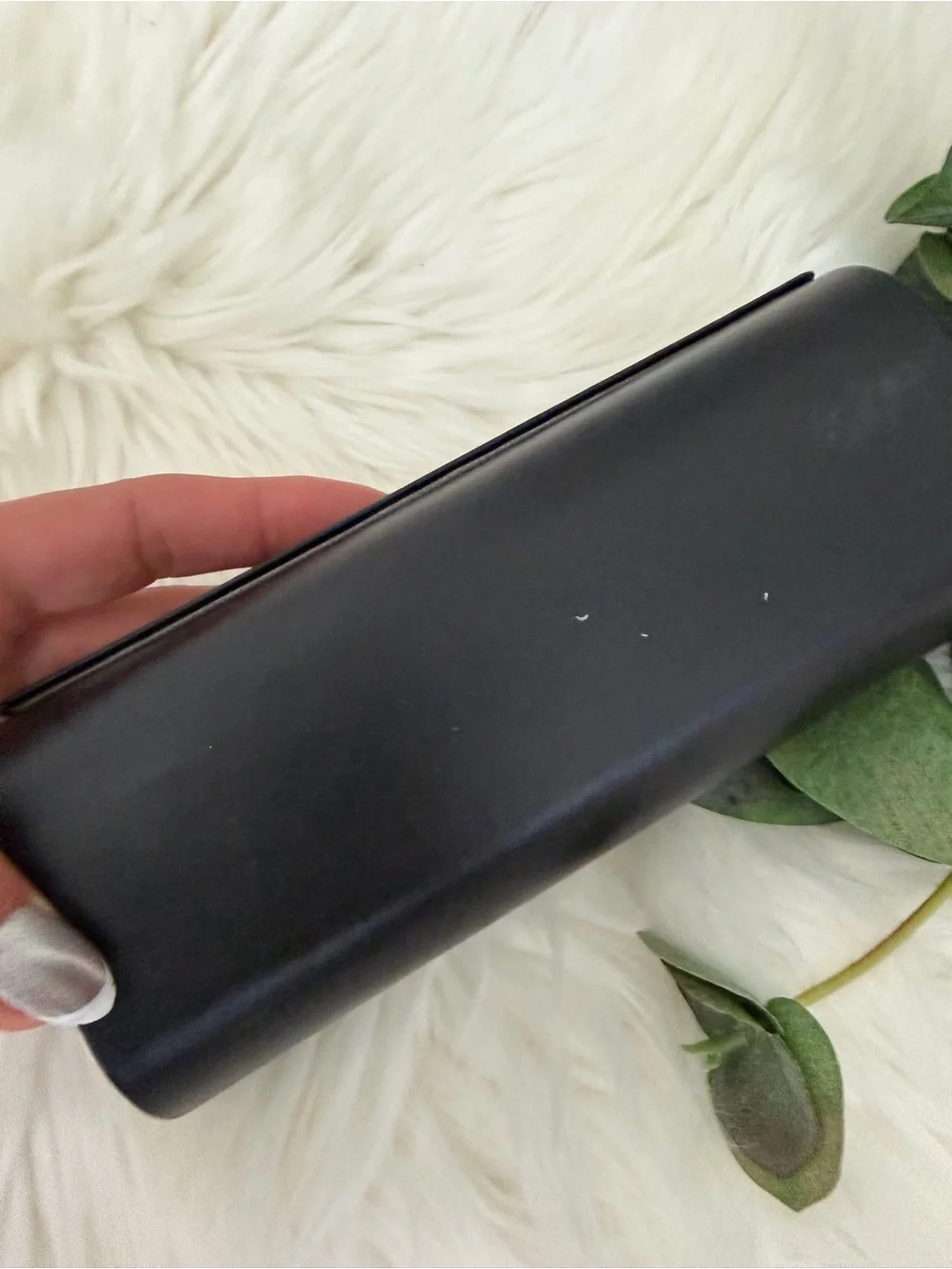 Balenciaga Shield Sunglasses in Black with White Accents